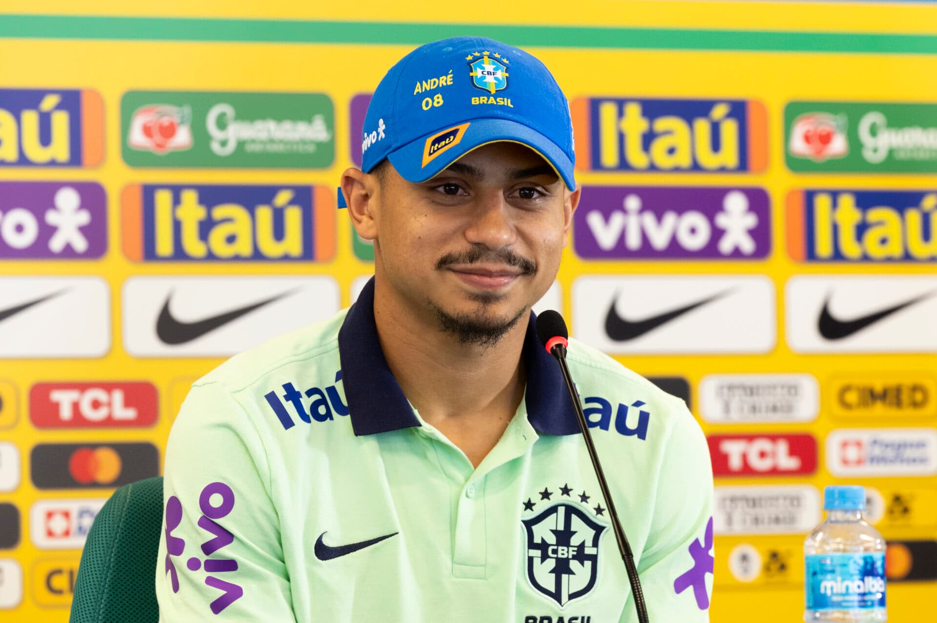 André pede apoio da torcida em má fase do Brasil para clássico contra a Argentina - Joilson Marconne / CBF