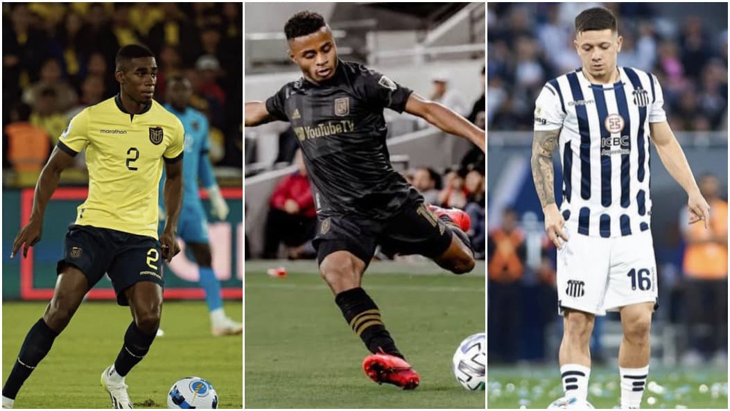 Félix Torres, Diego Palacios e Rodrigo Garro: os alvos do Corinthians - Divulgação / Instagram