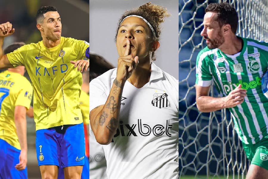 Cristiano Ronaldo, Cristiano e Nenê brilharam em 2023 - Divulgação