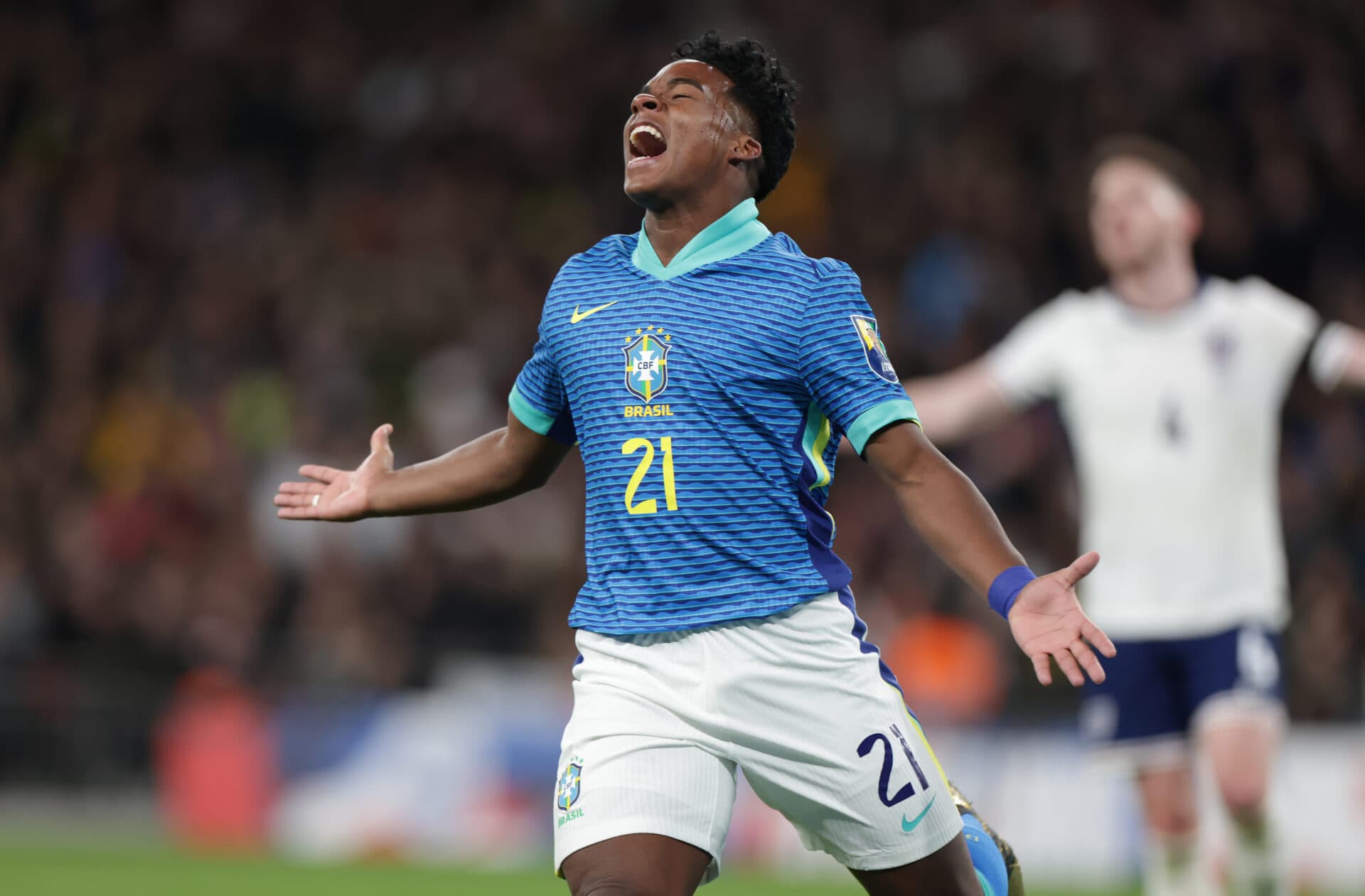 Endrick faz história pela seleção brasileira, em Wembley - Rafael Ribeiro/ CBF