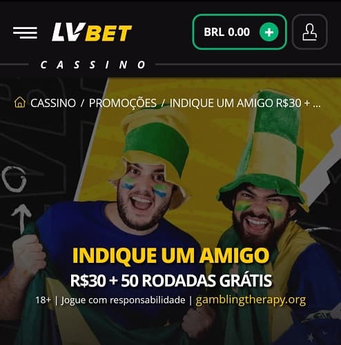 promoção indique um amigo lvbet