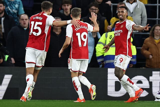 Trossard abriu o placar para os Gunners logo no início do jogo - Henry Nicholls/AFP