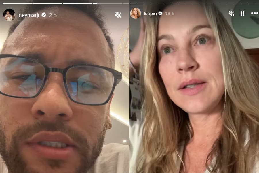 Chamado de mau-caráter, Neymar rebate Luana Piovani: ‘Maluca’
