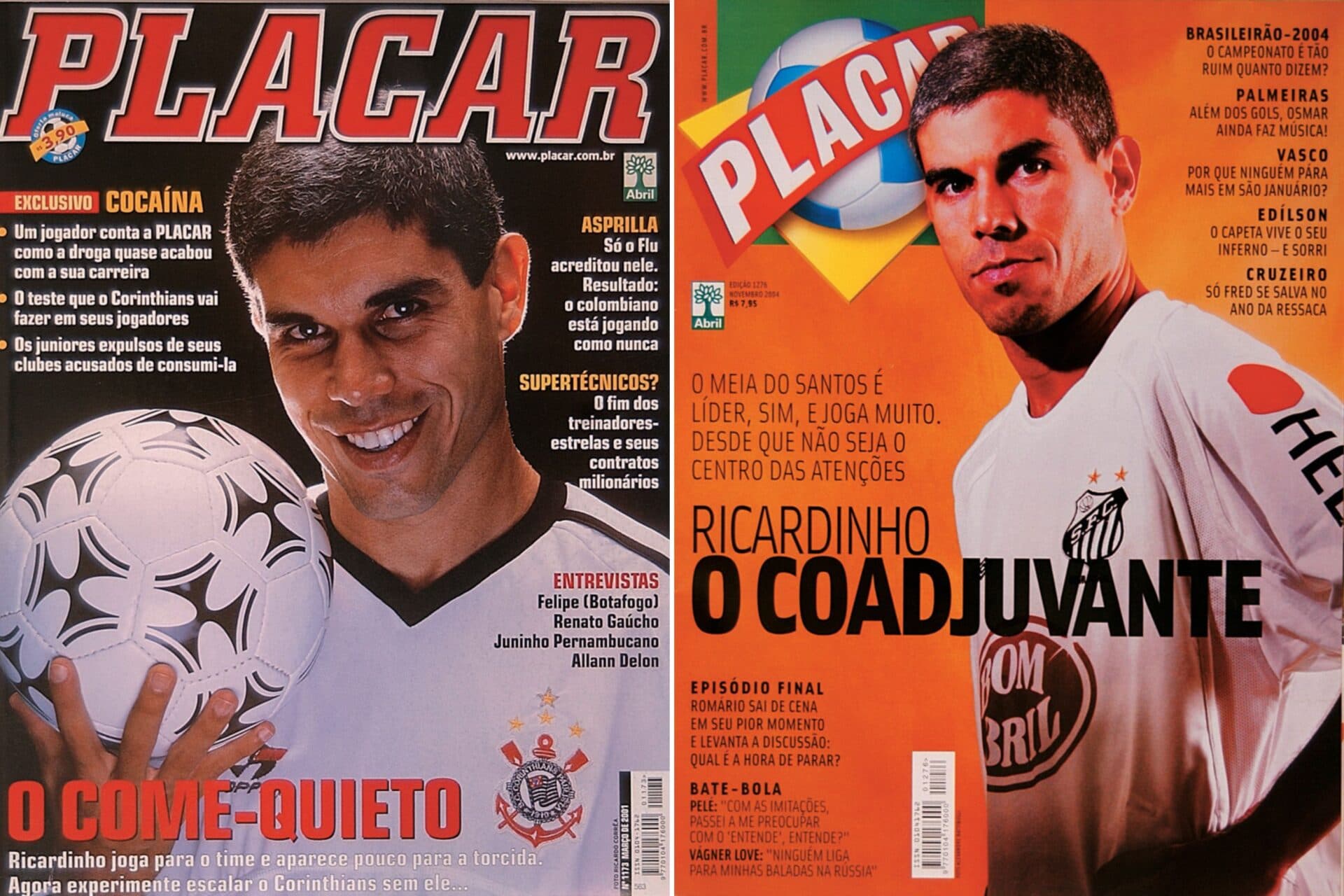 Ricardinho, o craque-coadjuvante, nas páginas de PLACAR