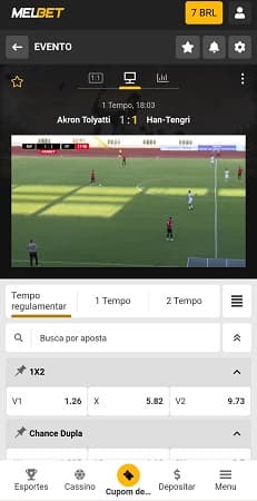 srtreaming ao vivo melbet
