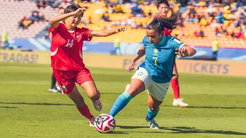 Brasil perde para a Coreia do Norte na Copa do Mundo Feminina Sub-20