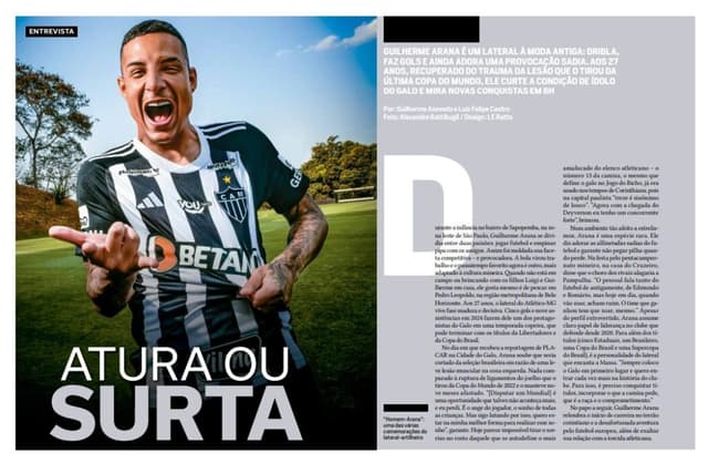 Guilherme Arana foi entrevistado pela PLACAR 