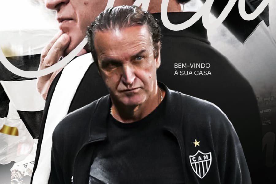 Cuca já dirigiu o clube em 244 jogos nas passagens anteriores - Divulgação/Atlético