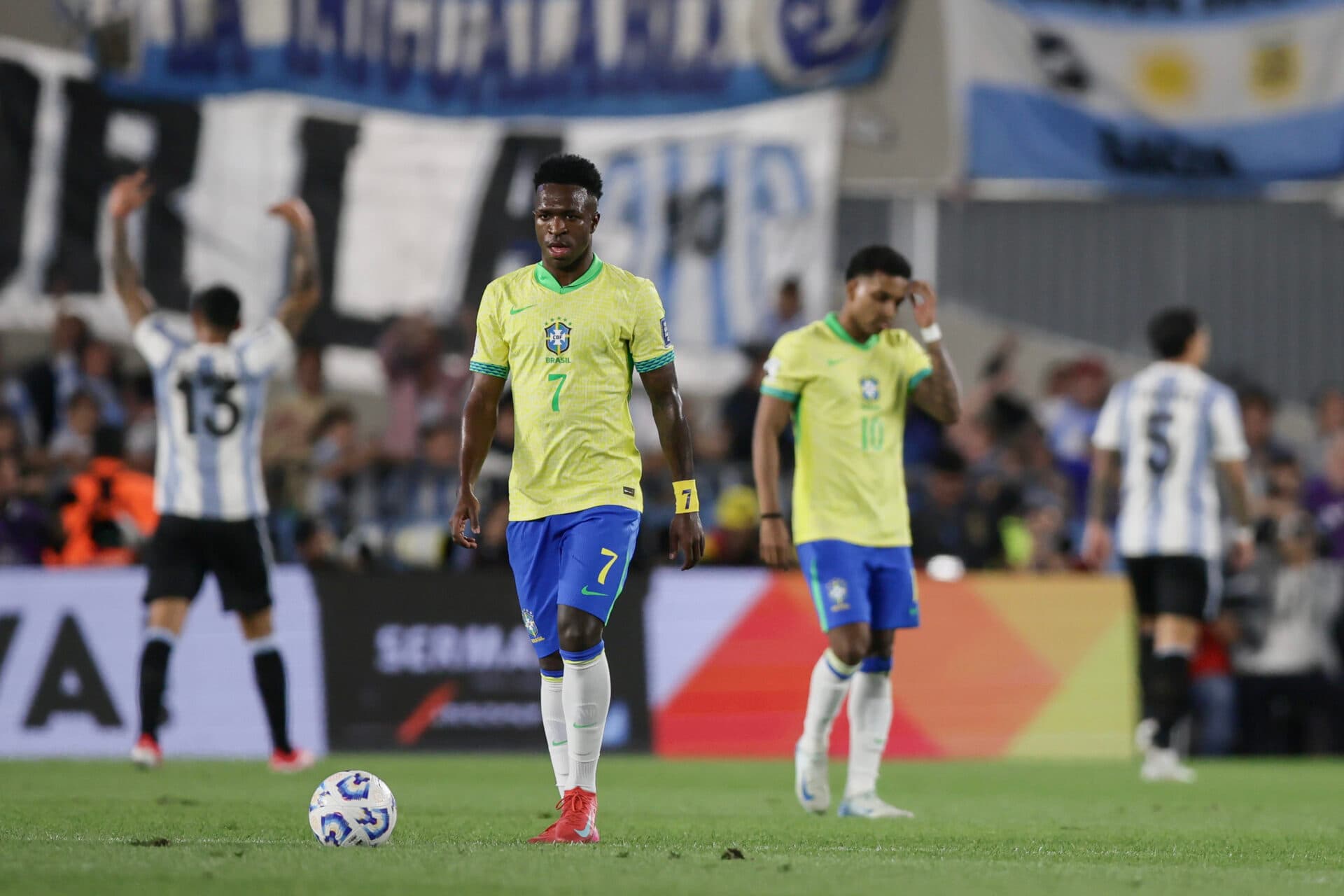 Brasil x Argentina em Buenos Aires pelas Eliminatórias no Monumental - EFE/ Luciano González
