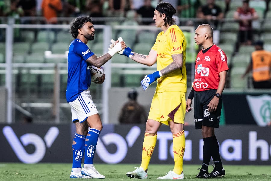 Gabigol, Cássio, Cruzeiro, Gustavo Aleixo/Divulgação/Cruzeiro