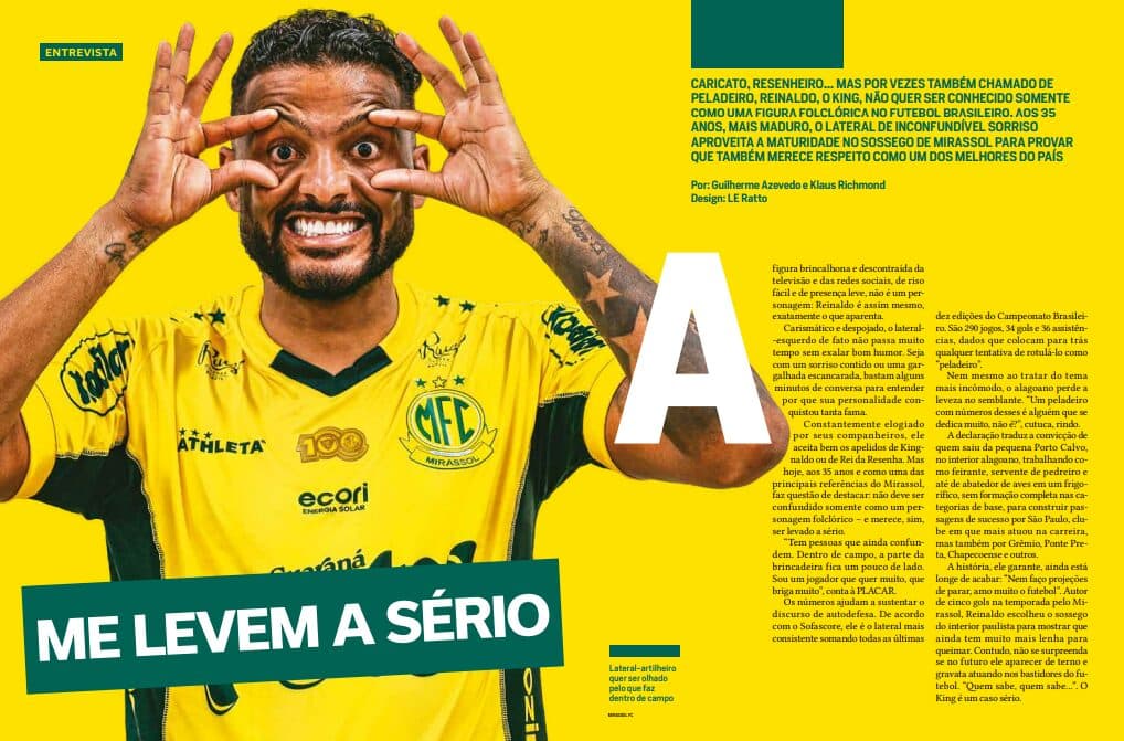 Reinaldo é um dos entrevistados da PLACAR de maio 