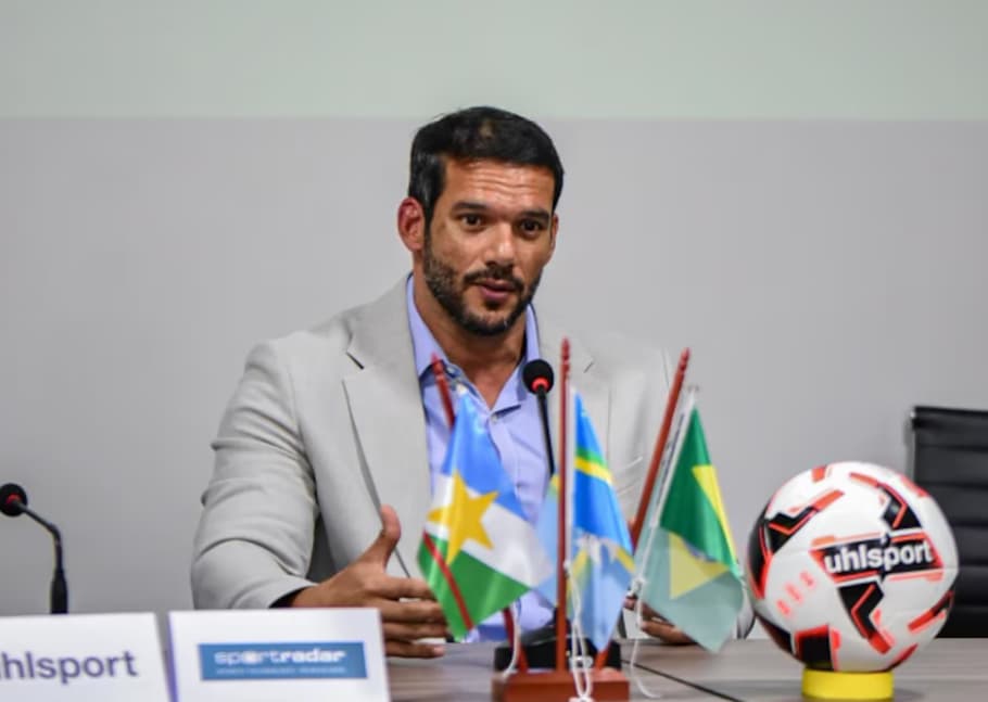 Samir Xaud será o novo presidente da CBF - (Foto: Divulgação/FRF)