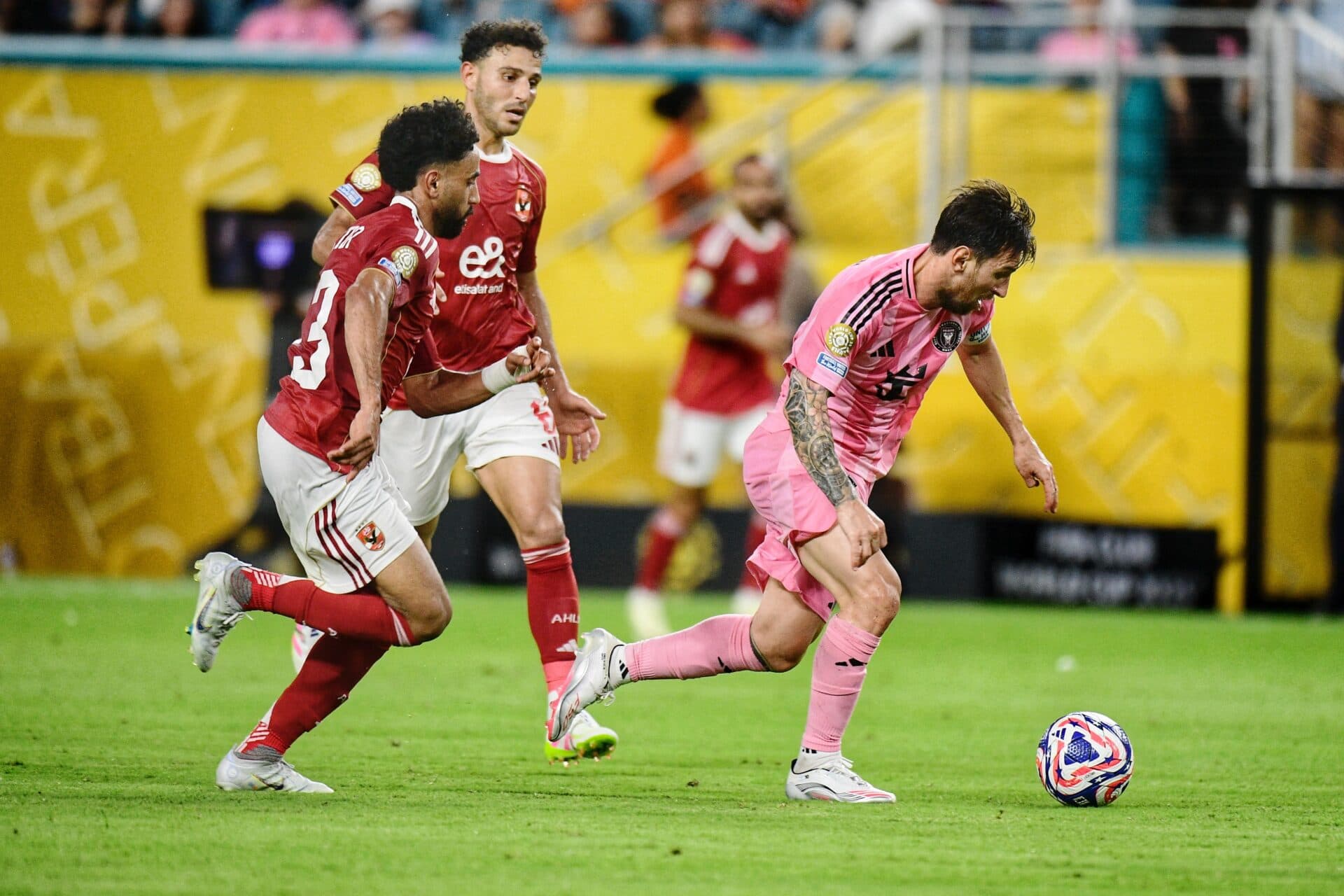 Lionel Messi em ação na abertura do Mundial de Clubes em Miami - Alexandre Battibugli/PLACAR