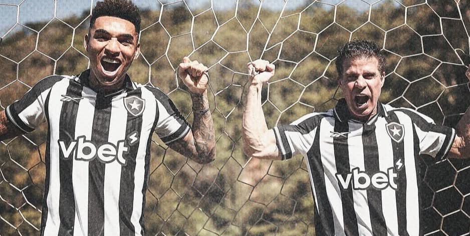 Botafogo lança nova camisa inspirada nos anos 90