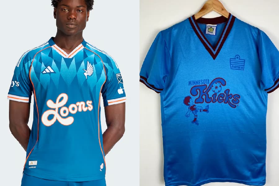 Camisa inspirada no Minnesota Kicks, antiga equipe da cidade - Reprodução MLS