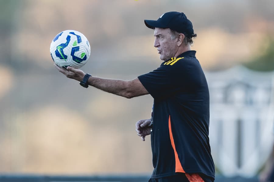 Cuca deixou o comando do Galo após oito meses de trabalho - Pedro Souza/Atlético