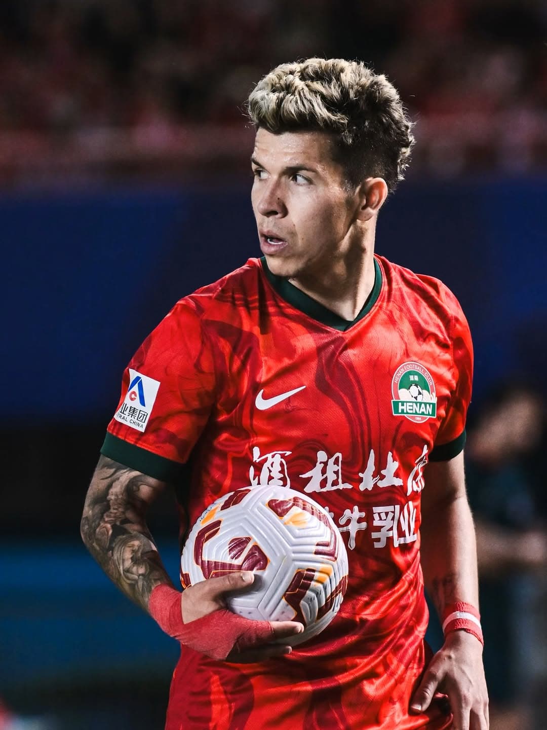Nazário está em sua segunda temporada pelo Henan FC - Divulgação/Henan FC