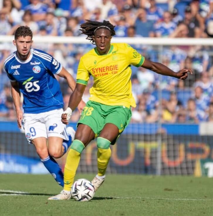 Tyler vem jogando profissionalmente pelo Nantes - Reprodução Instagram