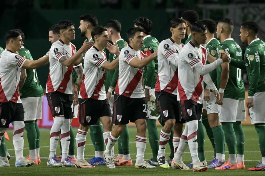 Palmeiras x River Plate se enfrentam no Allianz Parque - Nelson Almeida/AFP