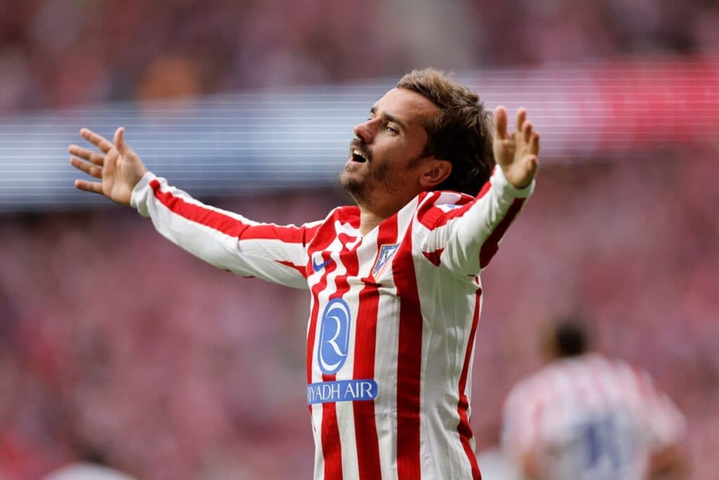 Antoine Griezmann é o maior artilheiro da história do Atlético de Madrid - Oscar Del Pazo/AFP
