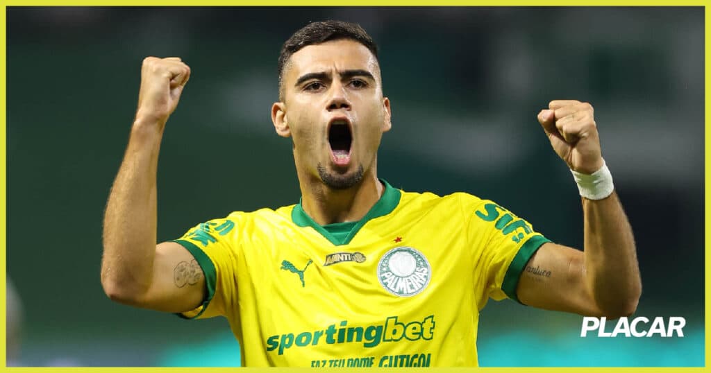 Andreas Pereira fez seus primeiros dois gols pelo Palmeiras - Divulgação/Palmeiras