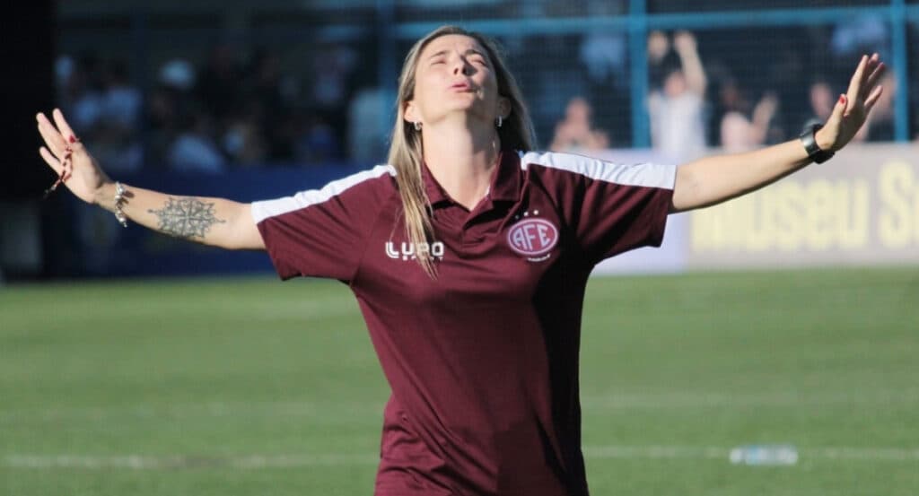Tati Silveira foi campeã nacional com a Ferroviária - Divulgação / Ferroviária