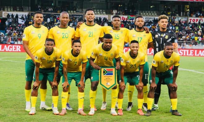 Seleção da África do Sul está no grupo A da Copa do Mundo - Divulgação/BafanaBafana