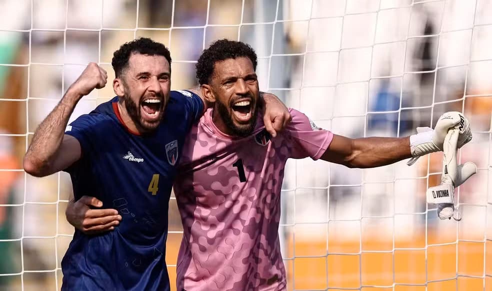 Jogadores de Cabo Verde celebram vitória nas Eliminatórias africanas - Divulgação / Fifa