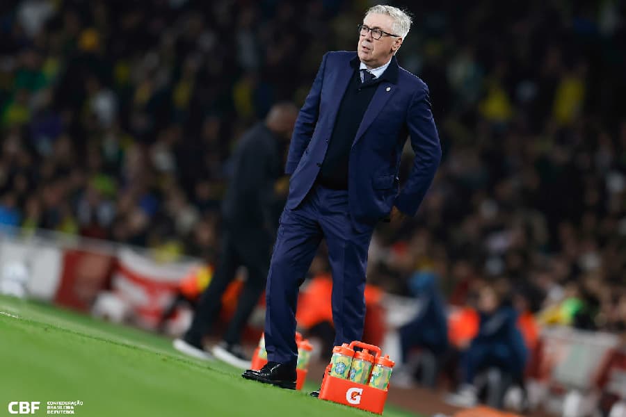 Carlo Ancelotti mantém expectativas sobre Neymar - Rafael Ribeiro/Divulgação/CBF