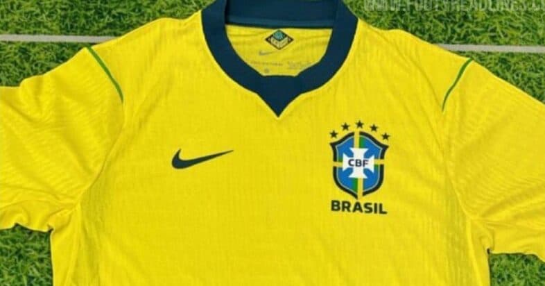 Suposta camisa do Brasil na Copa do Mundo de 2026 é vazada por site