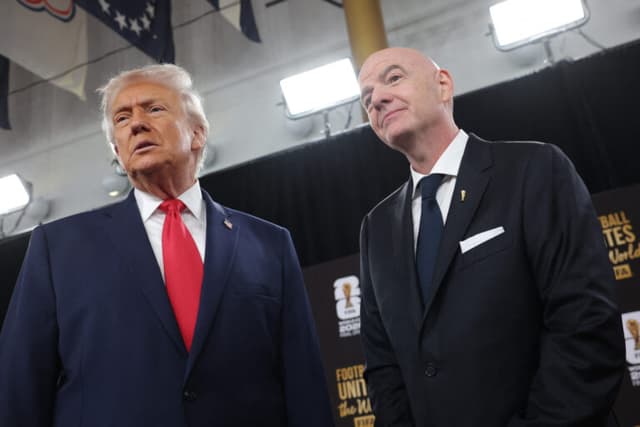 Trump e Infantino trocam elogios e veem Copa como ‘sucesso absoluto’