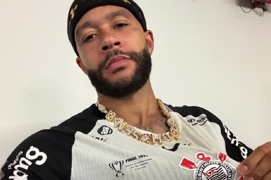 Memphis Depay marcou segundo gol da vitória do Corinthians - Reprodução/Instagram/Corinthians