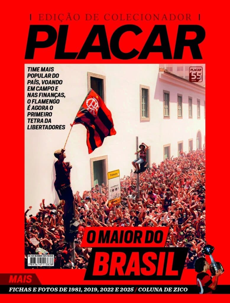 Edição 1530 de PLACAR celebra o título do Flamengo