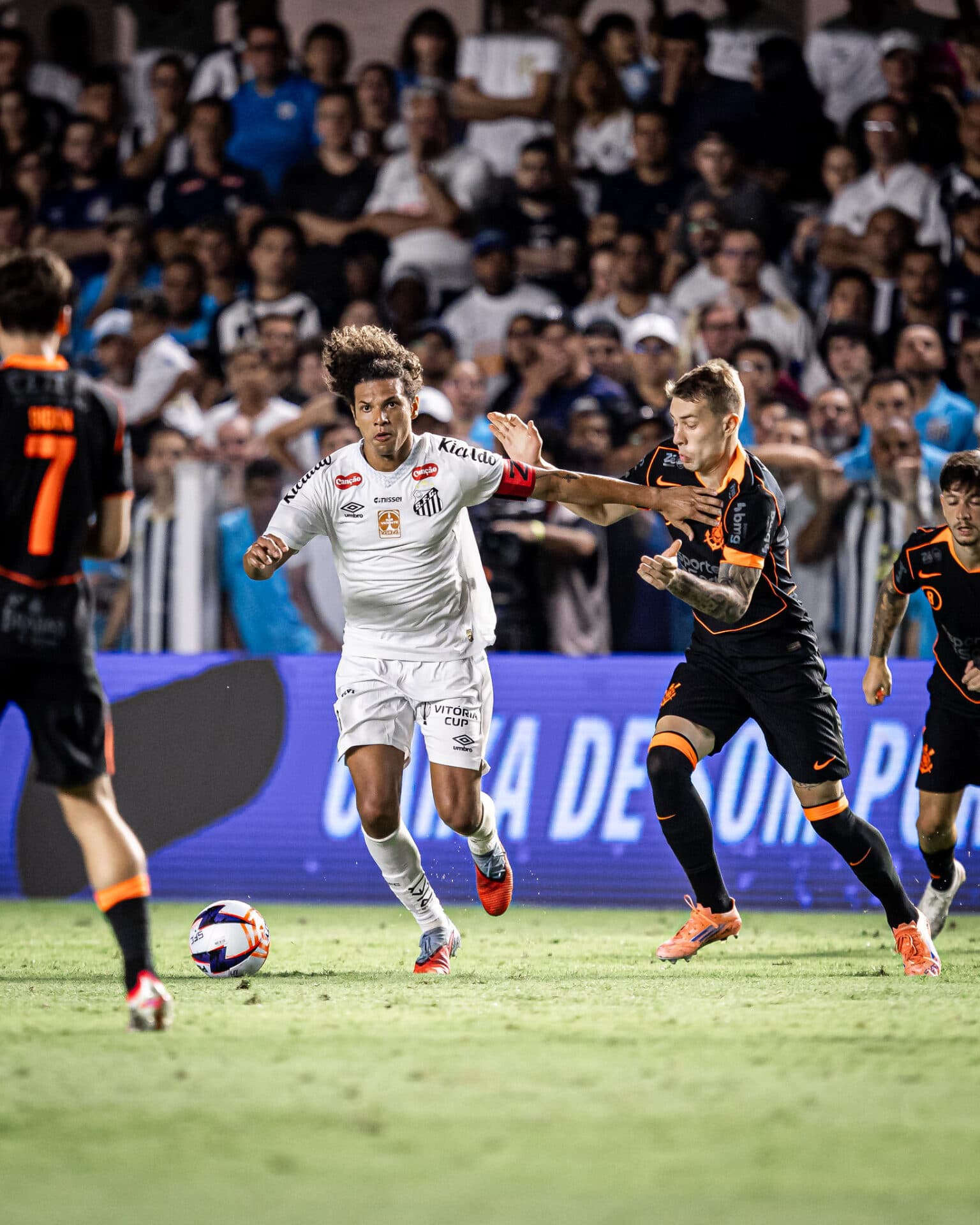 Santos saiu atrás e conseguiu o empate aos 48 do segundo tempo - Raul Baretta/Santos FC