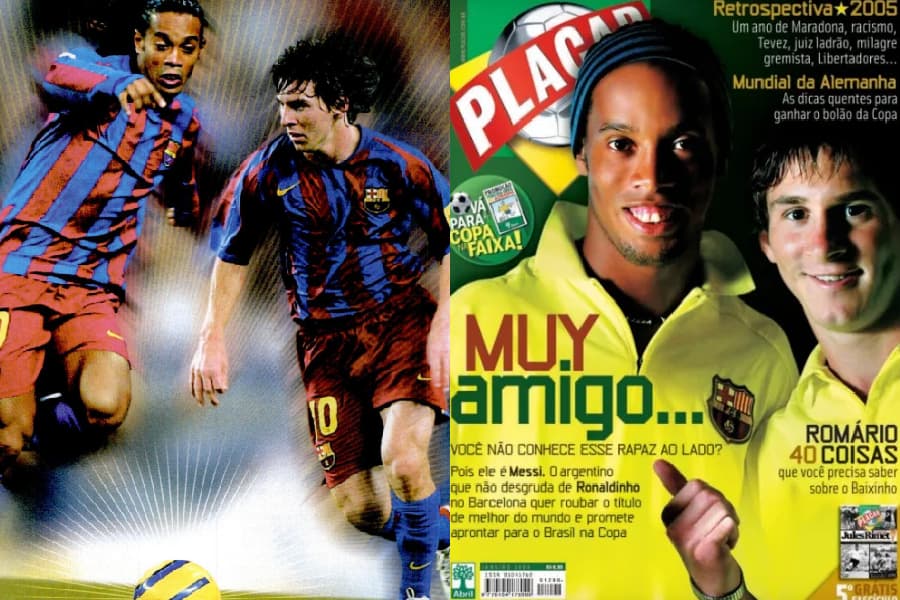 Há 20 anos: o desabrochar de Messi, o ‘amigo de Ronaldinho’