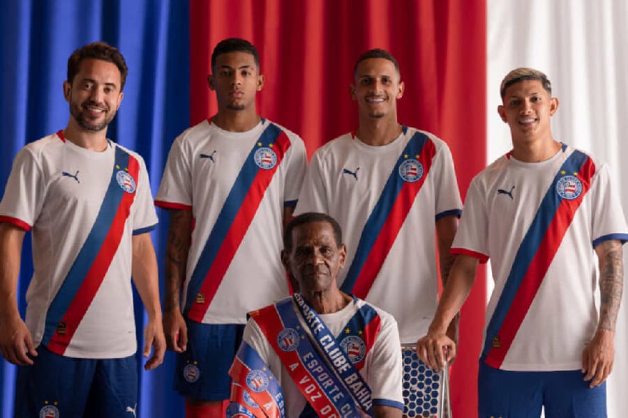 Bahia lança camisa 100% sustentável com detalhe inédito