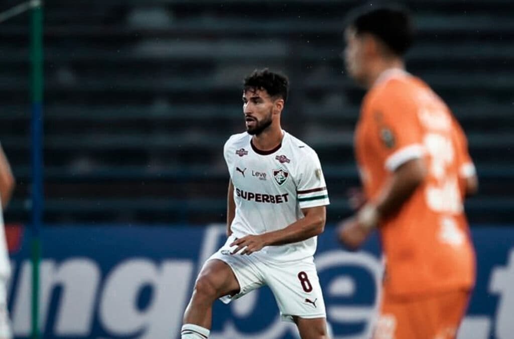 Martinelli, do Fluminense, contra o Deportivo La Guaira - Divulgação / Fluminense