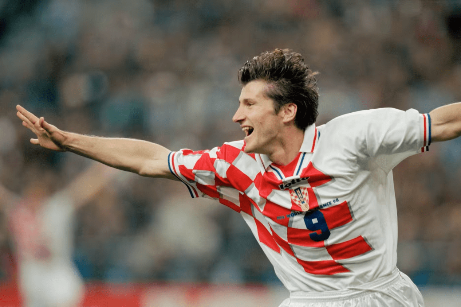 Davor Šuker, em ação pela Croácia na Copa de 1998