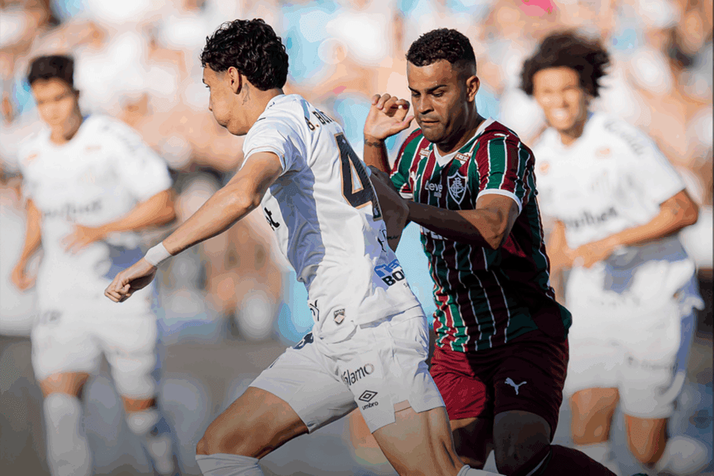 Fluminense busca virada heroica sobre o Santos após sair duas vezes atrás no placar