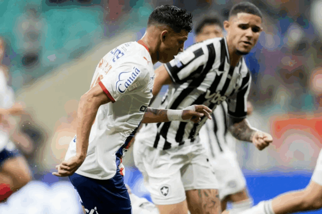 Bahia aproveita expulsão, vira sobre o Botafogo no fim e encerra jejum