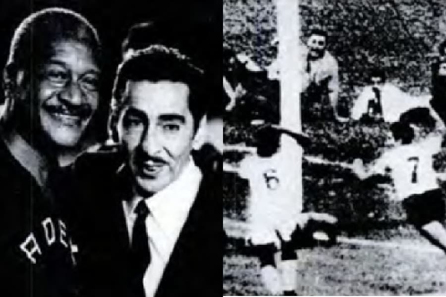 O reencontro entre Barbosa e Ghiggia, 20 anos após o ‘Maracanazo’