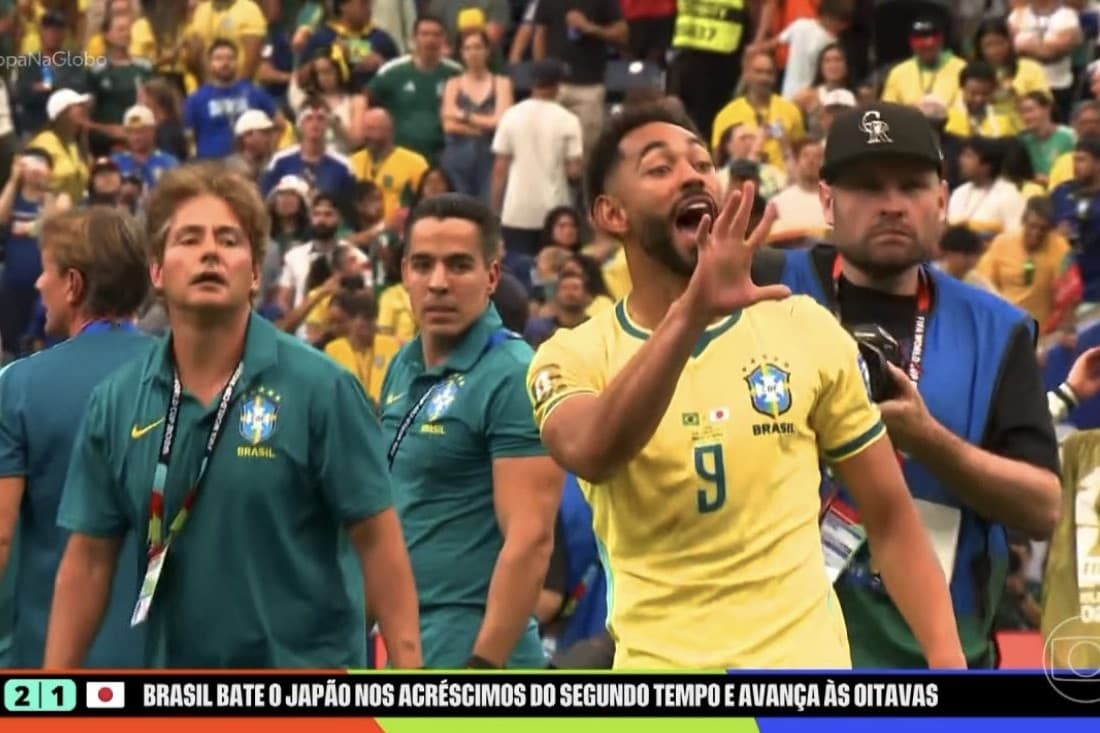 Matheus Cunha provoca Japão com títulos do Brasil