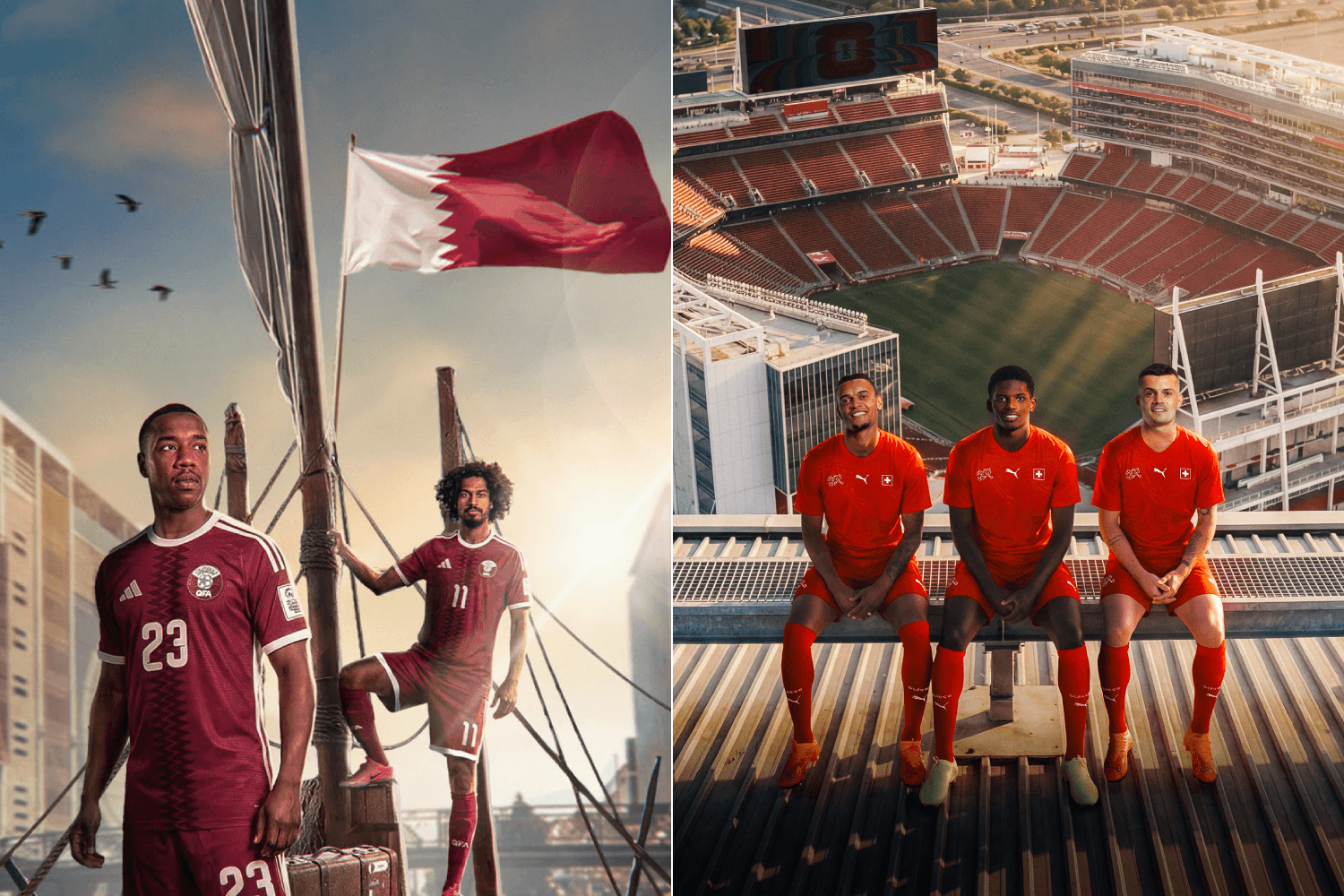 Catar x Suíça: adversários na Copa de 2026, parceiros de bilhões fora dela