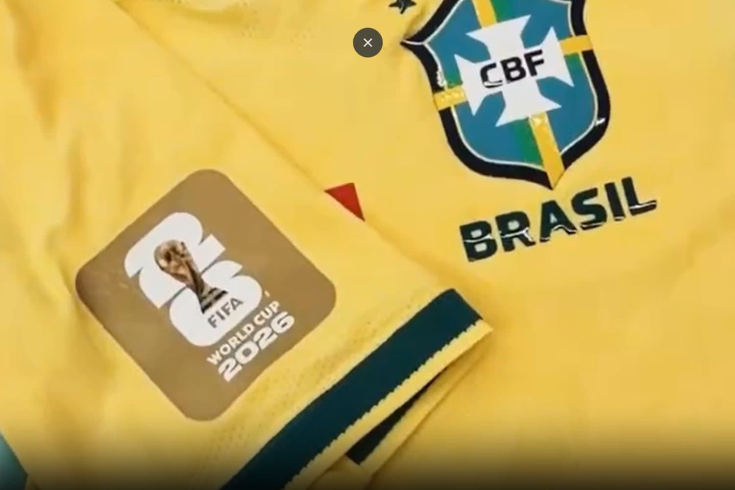 Seleção brasileira estreia patch dourado na Copa de 2026 contra o Marrocos