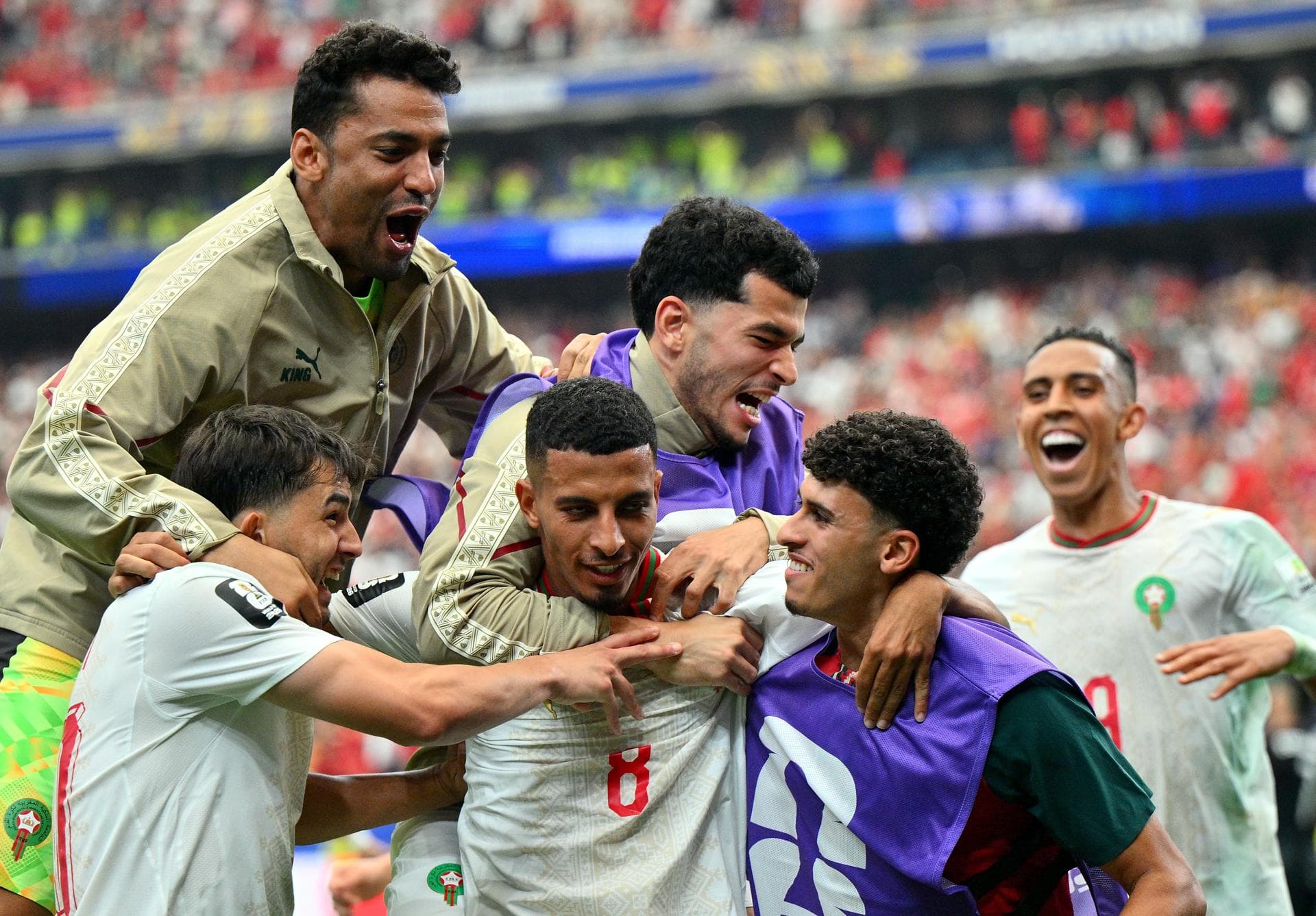 Azzedine Ounahi marcou dois dos três gols marroquinos na partida diante do Canadá - Sam Wasson/EFE