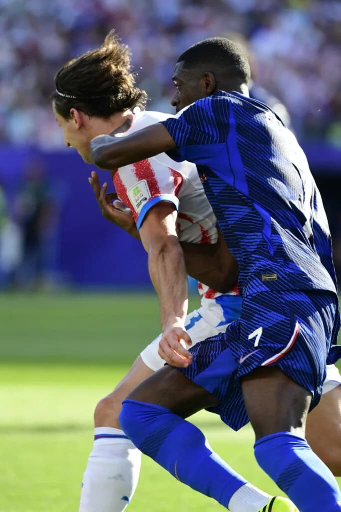 França x Paraguai pelas oitavas de final da Copa do Mundo em Nova Jersey (Alexandre Battibugli/PLACAR)