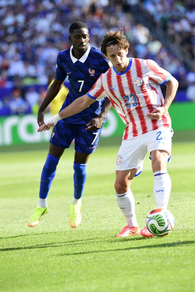 França x Paraguai pelas oitavas de final da Copa do Mundo em Nova Jersey (Alexandre Battibugli/PLACAR)