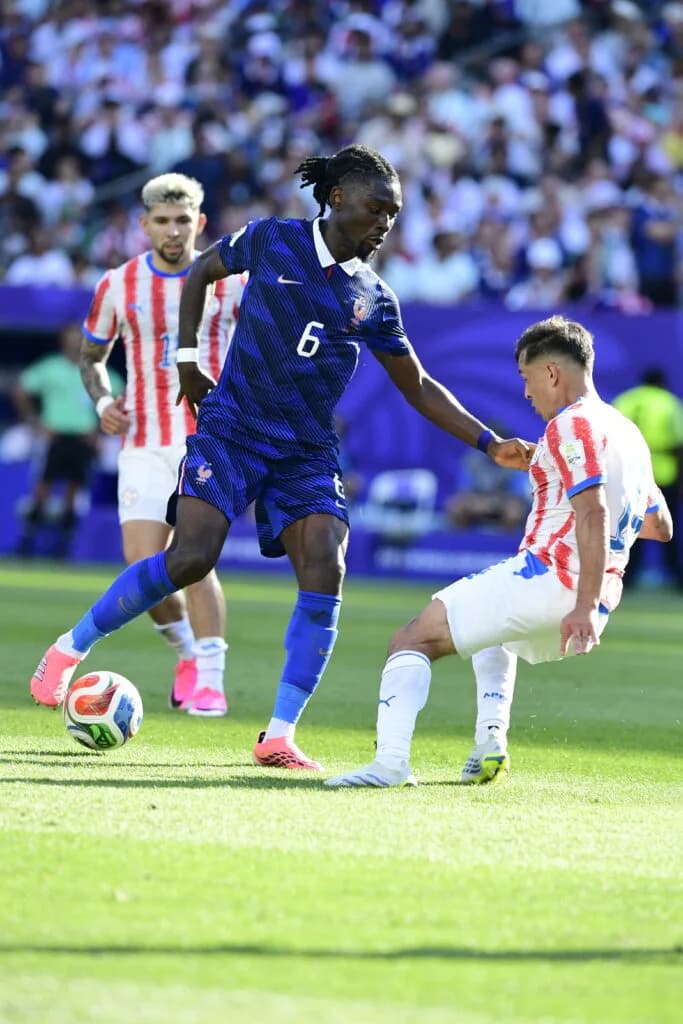 França x Paraguai pelas oitavas de final da Copa do Mundo em Nova Jersey (Alexandre Battibugli/PLACAR)