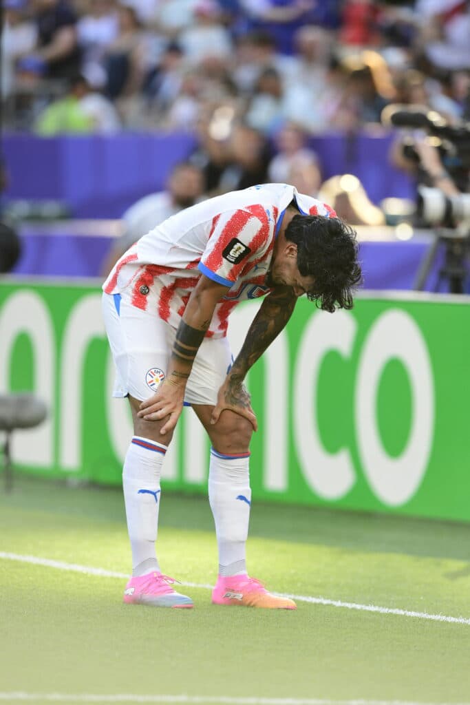 França x Paraguai pelas oitavas de final da Copa do Mundo em Nova Jersey (Alexandre Battibugli/PLACAR)