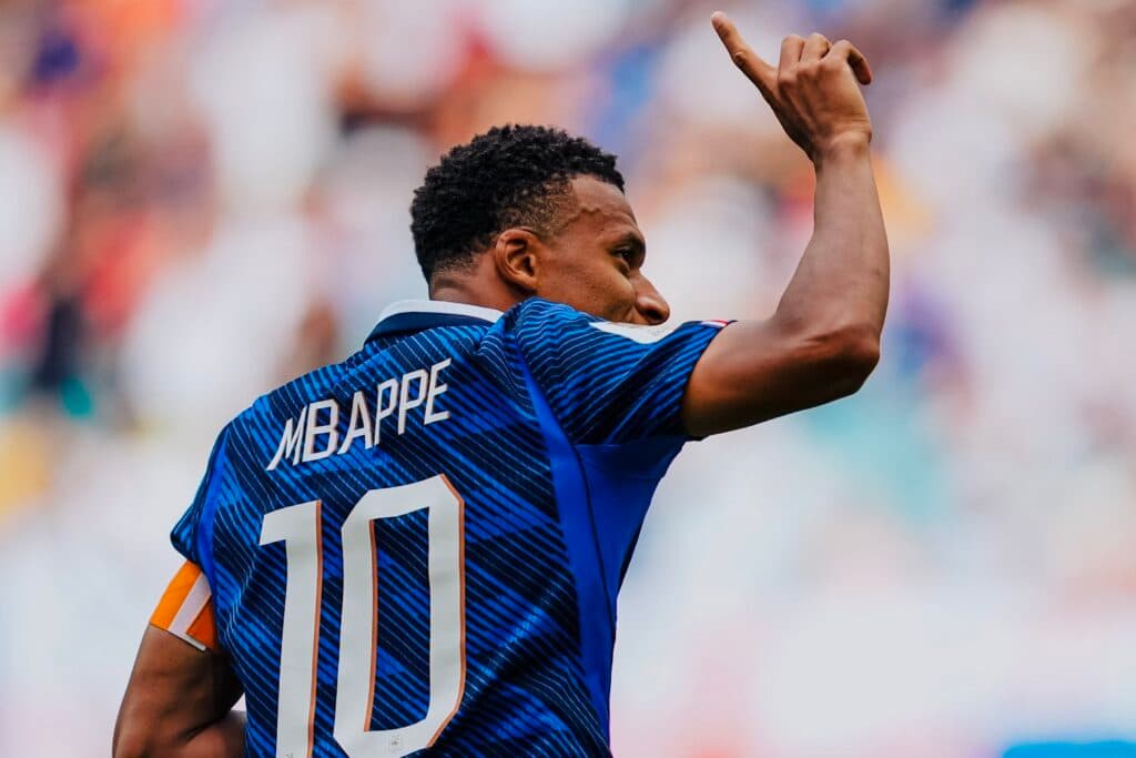 Mbappé marcou 22 gols em Copas do Mundo